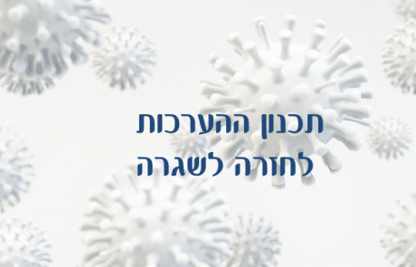 דר' נעמי מורנו, מנהלת האגף לגיל הרך, מעדכנת בתכנון ההערכות לחזרה לשיגרה ומברכת את העובדות בחג עצמאות שמח 23.4.2020