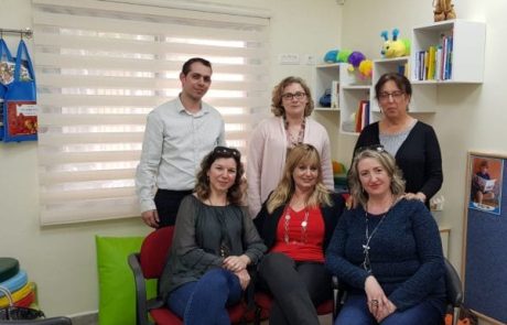 רשמי סיור מנהלת האגף במעונות ויצו בנשר ובחיפה
