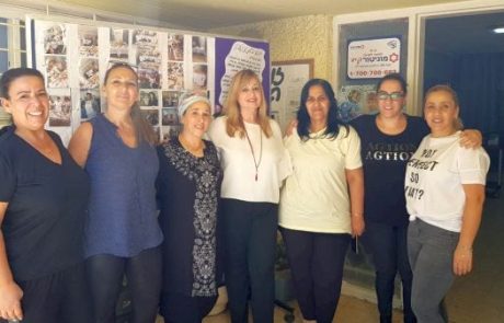 רשמי סיור מנהלת האגף במעונות בקרית שמונה ובבית הלל