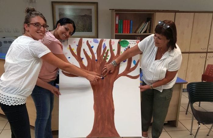 הרמת כוסית לשנה החדשה במרכז לגיל הרך בבאר-שבע